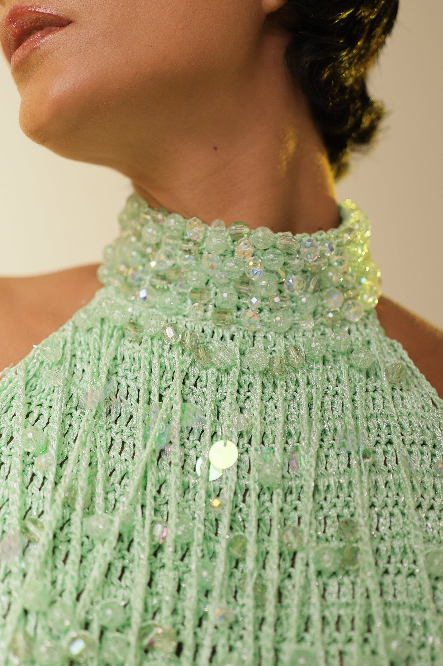 Cristal Franja Set